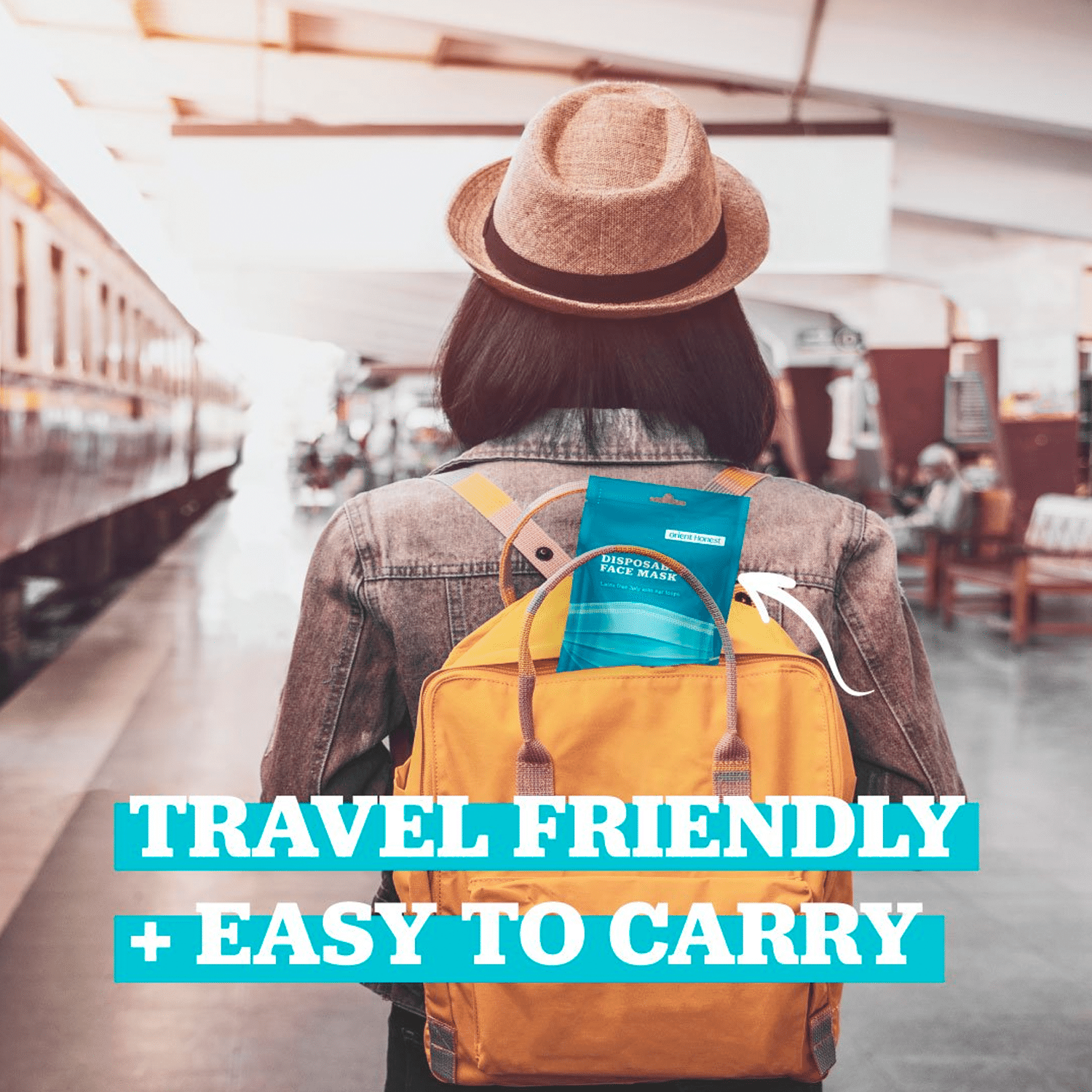 10 ct. Pack, Disposable 3-Ply Face Masks - Image 4